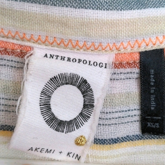 Anthropologie Akemi+ Kin stripped button down - Picture 8 of 8